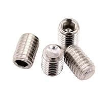 M2 M2.5 M3 M4 M5 M6 M8 M10 M12 M16 DIN916 A2 304 Stainless Steel Hex Hexagon Socket Cup Point Set Screw Grub Bolt(10mm)