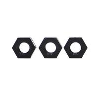 M2 M2.5 M3 M4 M5 M6 M8 M10 M12 Nylon Hex Nut Hexagon Plastic(Black,M12)