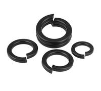 M2 M2.5 M3 M4 M5 M6 M8 M10-M30 Grade 8.8 Carbon Steel Black Spring Lock Washers - 2 to 100 Pcs Gasket Set(M14 20pcs)