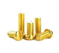 M2 M2.5 M3 M4 M5 M6 Phillips Brass Round Head Machine Screws Repair Screw Fastener(M2 50pcs,4mm)