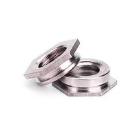 M2 M2.5 M3 M4 M5 M6 Self Clinching Flush Nut 304 Stainless Steel Flush Nuts Pem Unified Self-clinching Insert Nuts DUO ER (Size : F M4 1 300 Pieces)