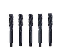 M2-M24 Thread Tap Ti Coated Machine Plug Tap High Speed Metric Straight Flute Thread Screw Tap Hand Tools(Luox,1 PCS_M2X0.4)(Luox H,5 PCS-M2.5X0.45)