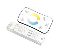 M2+M3-3A Touch Screen LED CT Strip RF Dimmer 2.4G Wireless 12-24V Input 3A/CH 5A/CH 20A 4 Channel Dimming CCT Controller(M5 M3-3A)