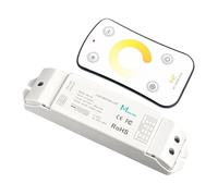 M2+M3-3A Touch Screen LED CT Strip RF Dimmer 2.4G Wireless 12-24V Input 3A/CH 5A/CH 20A 4 Channel Dimming CCT Controller(M2 M4-5A)