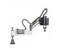 M2-M3-M20 Electric Tapping and Drilling Machine Servo Motor Tapper Vertical Universal Belt Chuck Simple Arm Power Tool(M2-M10 Vertical,220V)