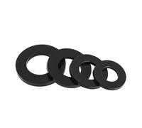 M2 M3 M24 Black nylon gasket plastic flat washer insulation screw round high temperature resistant(4x20x 1 20pcs)