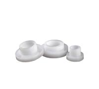 M2 M3 M4 M5 M6~M16 Black White T-Shaped Nylon Washer Plastic Step Spacer Concave Convex Screw Bushing Sleeve Insulation Gasket(White,M3 TO-3(100pcs))