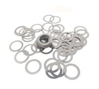 M2 M3 M4 M5 M6 M7 M8M9 M10 M12 M13 M14 M15 M16 M40 304 Stainless Steel Ultra Thin Flat Washer Ultrathin Shim 0.1/0.2/0.3/0.5/1mm(10pcs M12x18,0.3mm thick)