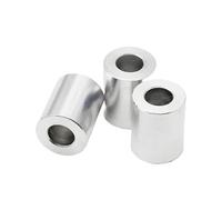 M2 M3 M4 M5 M6 M8 Aluminum Alloy Flat Washer CNC Sleeve Bushing Gasket Non-Threaded Stand-Off Spacer Compatible with RC Model Part(D5xM3 (20pcs),L 12mm)