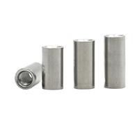 M2 M3 M4 M5 M6 M8 M10 304 Stainless Steel Extension Thicken Round Column Joint Coupling Nut Cylindrical Connect(OD5xM2.5x10 (10pcs))