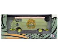 M2 MACHINES 1:24SCALE 1960 VW DELIVERY VAN MAUI & SON - GREEN (CHASE CAR) M2 Machines 1:24 Scale "1960 Volkswagen Delivery Van Maui & Sons - Green (Chasker)" [Parallel Import Goods]