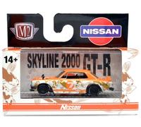 M2 MACHINES 1/64 Auto-Thentics Release S142 1971 NISSAN SKYLINE GT-R M2 1:64 Scale Auto Scentics Release S142 "1971 Nissan Skyline GT-R" 32500-S142-01