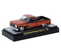 M2 Machines - 1973 Chevy Cheyenne Super 10 Custom Restyling 1:64 Scale Diecast Model 31500-HS70