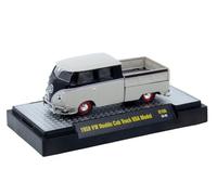 M2 Machines Auto-Thentics 1959 V-Dub Double Cab Truck USA Model in Grey and Black R108 26-09