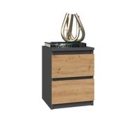 M2 Malwa Chest Of Drawers Anthracite Artisan Oak