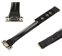 M2 NVMe M Key Oculink SFF-8612 Adapter Compatible PCIe 4.0 64 GT/s