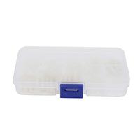 M2 Nylon Screw Nut Standoff Assortment Kit, 140pcs Nylon Round Head Cross Screw Hex Nut Male Female Standoff Set, High Precision Thread for Electronics DIY Projects, Includes Vario (M2 white nylon