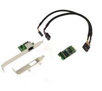 KALEA-INFORMATIQUE M2 M.2 NGFF PCIe B M Key 2.5 Gigabit RJ45 LAN ethernet 10 100 1000 1G 2.5G with Intel I225 Chipset