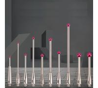 M2 Threaded CMM Stylus Probe with Ru by Ball Head for Use in For 3D Coordinate Measuring Machines with Stable and Precise Touch Sensing (H3603)