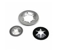 M2 to M12 External Circlip Self-Locking Retaining Clip Push On Shaft Bearing Snap Ring Washer(304 stainless steel,100pcs M2x6)