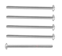 M2 x 50mm Machine Screws, Pan Phillips Cross Head 304 Stainless Steel Fasteners Bolts, 60Pcs