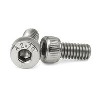M2 x 5mm Allen Socket Head Cap Screws (20pk) - ISO 4762 A2-70 Stainless Steel Allen Hex Drive Machine Screws - Full Thread Metric Fasteners for DIY, Engineering, 3D Printing M2 M3 M4 M5 M6 M8 (20pk)
