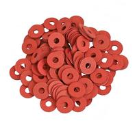 M2 x 5mm x 1mm Fiber Washers Insulating Flat Red Paper Washers Sealing Washers Gaskets, 2500pcs