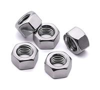 M20-2.5 Hex Nuts 6 PCS, 304 Stainless Steel (18-8), DIN934, UNC Thread, Bright Finish