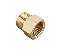 M20 7/16 UNF 9/16 UNF 1/4" 1/2" BSP Male to Female Thread Brass Reducer Bushing Pipe Fitting Connector,F BSP1I