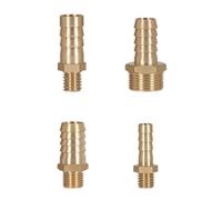 M20 M22 Metric Male X 6/8/10/12/14/16/19mm Hose Barb Tail Hex Nipple Brass Pipe Fitting Connector(10-M22x1.5)