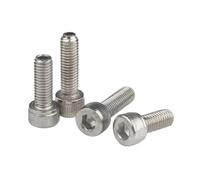 M20 Screws Inner Hex Slot Cylindrical Head Knurled Full Thread Machine Bolts Nails 304 Stainless Steel(M20x60mm (1pcs))