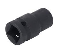 M20 Square Tap Socket, CRMO Wear Resistant 1/2in Round Corners Tap Socket with Safe Locking for Electric Wrench Pneumatic Hand Wrench