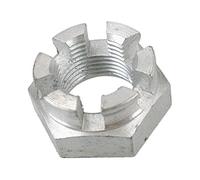 M20 x 1.5 Slotted Castle Nut for Trailer Wheel Hubs Castellated Hub Bearing Nut