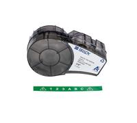 Brady Vinyl Label Tape for Label Printer M211 & M210 - Self Adhesive Vinyl Printer Labels - White on Green (9.53mm x 6.40m) - M21-375-595-GN