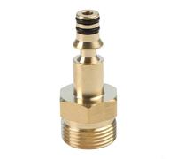 M22 Brass Adapter for High Pressure Washer Hose Pipe Quick Connector Conversion Tool with MM Male Thread Fits Multiple Washer Models up to 220 Bar Pressure (for lavor)