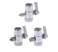 M22 Brass Faucet Diverter Valve, Water Filter Adapter with 1/4" 2.5/8" 3/8" Tube Connector Fittings for RO System and Kitchen Use(2.5)