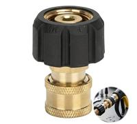 M22 Female to 1/4 Quick Connect Pressure Washer Adapter for Karcher Nilfisk,High Pressure Washer Gun to Hose Converter Tool,Connect Hose Pipe Fittings for Garden Pressure Washer Hose Connector