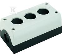 Eaton 216538 M22-I3 Case 3 Holes, Black / Gray