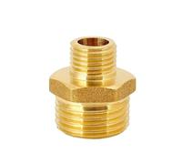 M22 M24 M26 M27 M28 M30 M35 1/2" 3/4" 1" BSP Male Thread Brass Pipe Fitting Nipple Connector Reducer,M24x1.5,BSP1I2