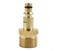 M22 Pressure Washer to Quick Connect Hose Adapter Solid Brass Inlet and K-Series Output Coupling Fits for Karcher for Nilfisk for