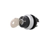 M22-WS3 switch: rotary switch with key 22mm rod.Pos: 1 black EATON ELEC