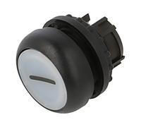 M22S-DL-W-X1 switch: pressure 22mm rod.Pos: 1 white M22-LED,M22-LED IP67 EATON
