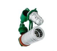 M22x1.5 Hydraulic Quick Coupling Set Carbon Steel ISO A Flat Face for Tractor Loader Agricultural Machinery