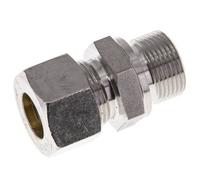 M22x1.5 Male x 15L Stainless steel Straight Compression Fitting 315 Bar DIN 2353