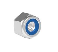 M24 304 Stainless Steel Nyloc Lock Nut,24mm Self Nylock Locking Nuts with Nylon Inserts (Pack of 1)