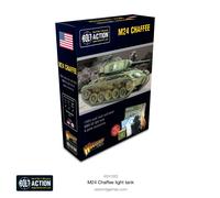 M24 Chaffee - 1:56 / 28mm Resin & Metal Scale Model Tank For Bolt Action by Warlord Games - Highly Detailed World War 2 Miniatures for Table-top Wargaming