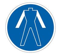 M245 - Mandatory long sleeves - Sign and obligation signage - Choice of dimensions - ISO 7010 standard