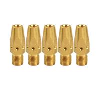 M25 MIG Welding Torch Replacement Part (5/10pcs) | 250A Contact Tip + Gas Nozzle, Fits Gun (5pcs)