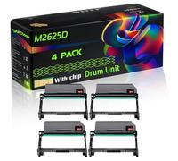 M2625D Compatible for Samsung Drum Unit with Chip Xpress M2825DW M2825ND M2826 M2835dw M2875FD Printers (4 Pack Black)