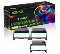 M2625D Compatible for Samsung Drum Unit with Chip Xpress M2825DW M2825ND M2826 M2835dw M2875FD Printers (3 Pack Black)